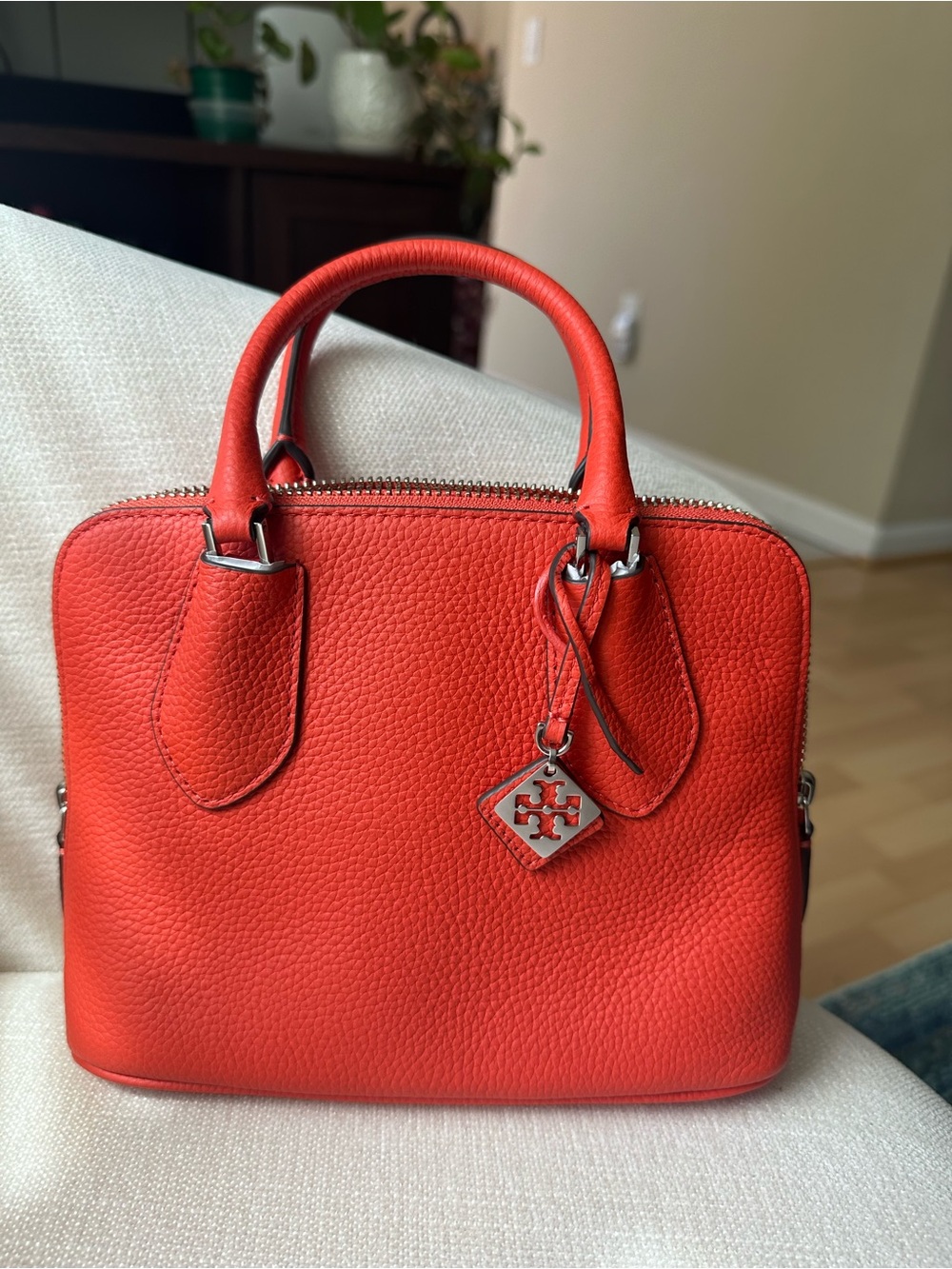 Tory Burch Poppy Red Emerson Crossbody Purse
